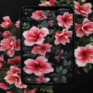 phone wallpaper black