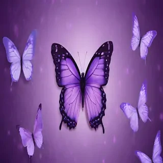 purple butterfly background