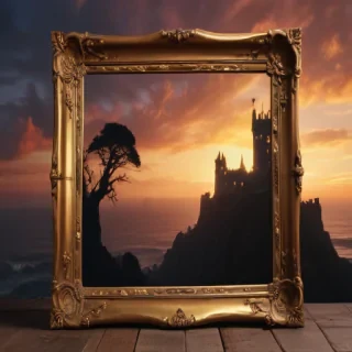 background with frame