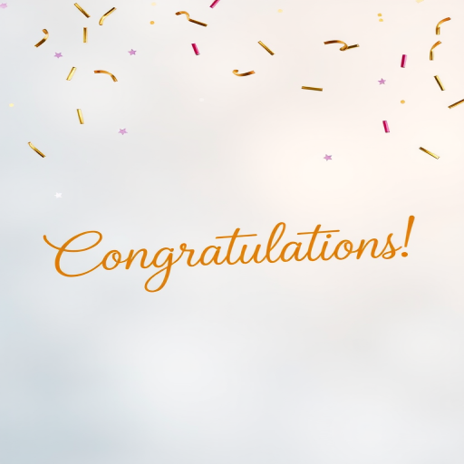 congratulations transparent background