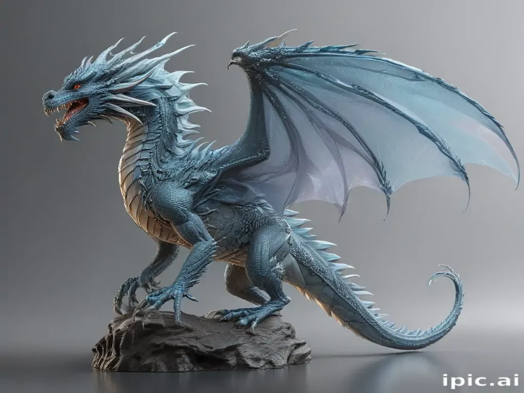 transparent dragon