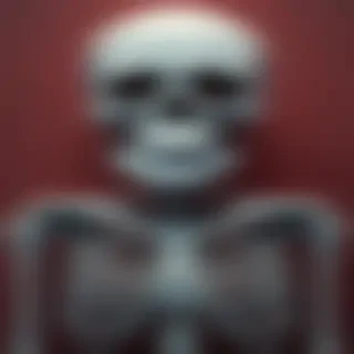 skeleton iphone wallpaper