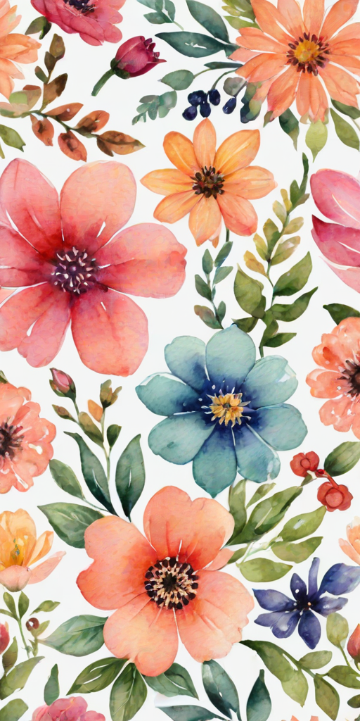watercolor flowers png