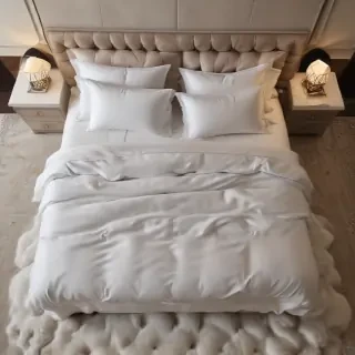 bed top view