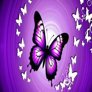 butterfly wallpaper purple