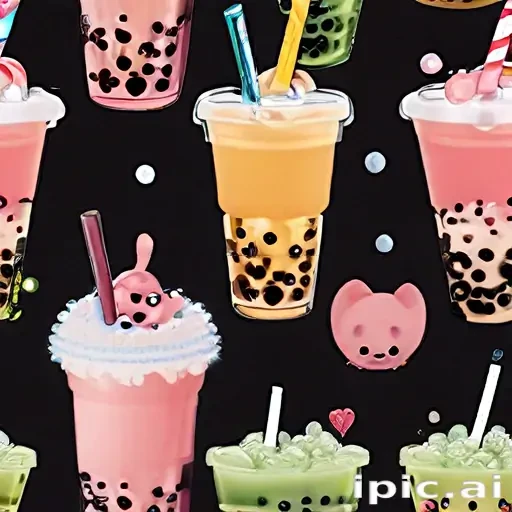 bubble tea wallpaper