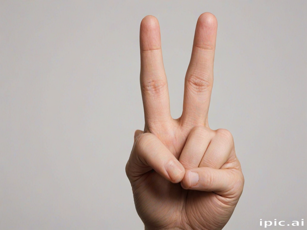 middle finger transparent