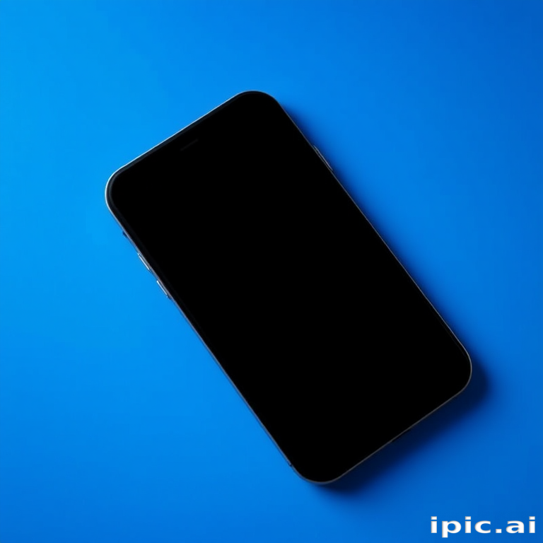 blue background iphone