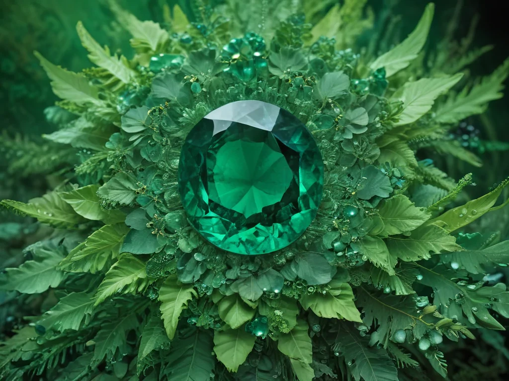 emerald green bg