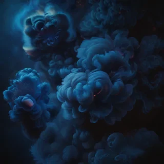 dark wallpaper blue