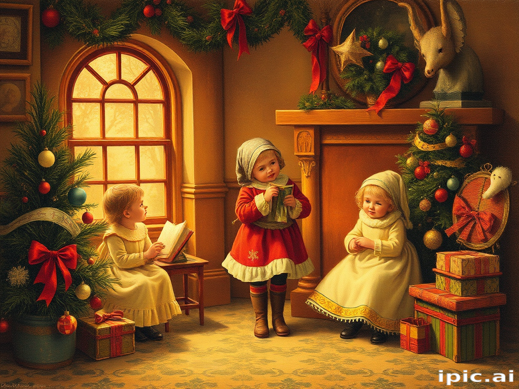 antique christmas images