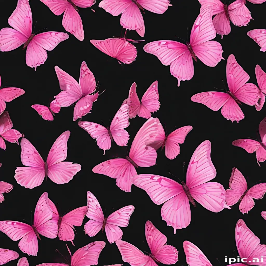 pink butterflies png