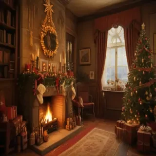 antique christmas images