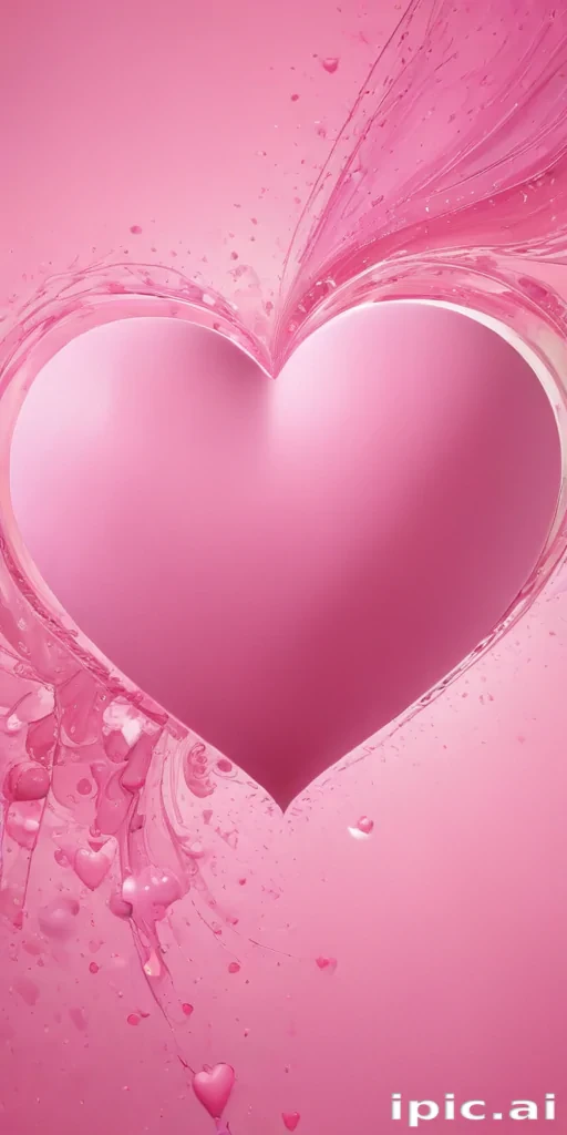 pink heart background