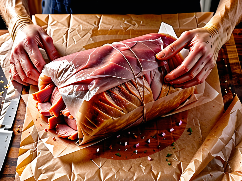 wrapping pork butt in butcher paper