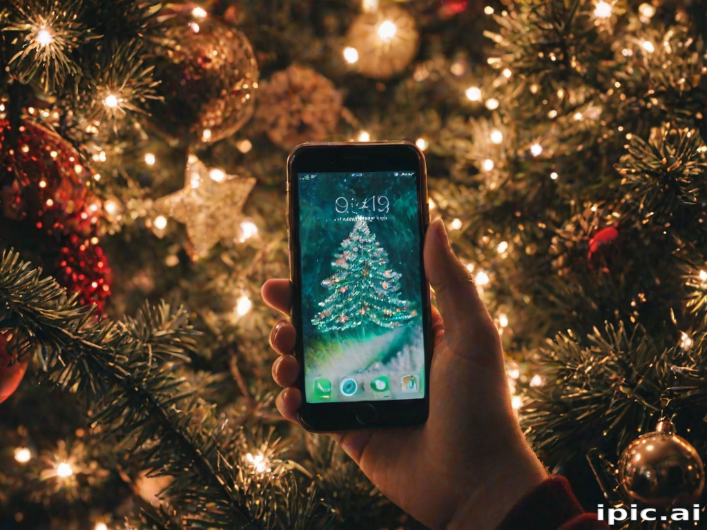 iphone christmas aesthetic wallpaper