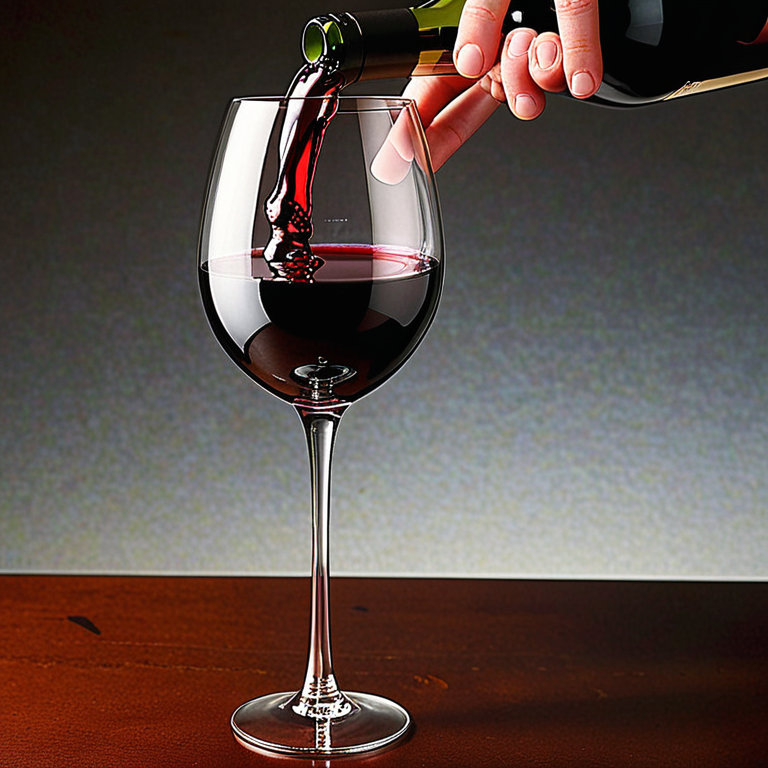 wine glass that holds entire bottle of wine
