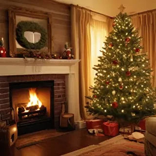 old fashioned christmas pictures