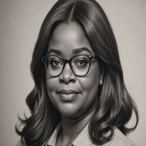 Magnificent Octavia Spencer, pencil sketch, portrait of Fascinating woman 1963s in glasses, hair style beatnik, outline, clear lines, fine lines, 8k