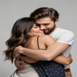 hugging png