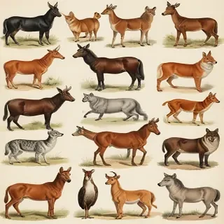 vintage illustrations animals