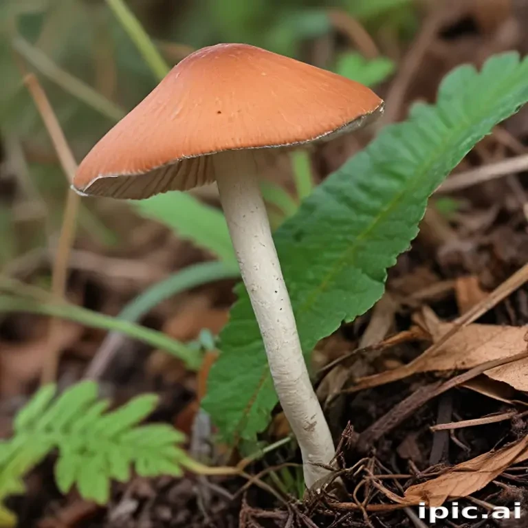 thin stemmed mushroom