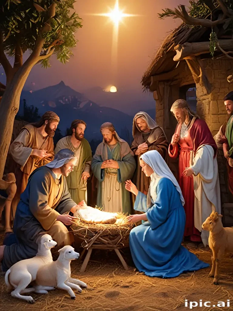 manger scene images free