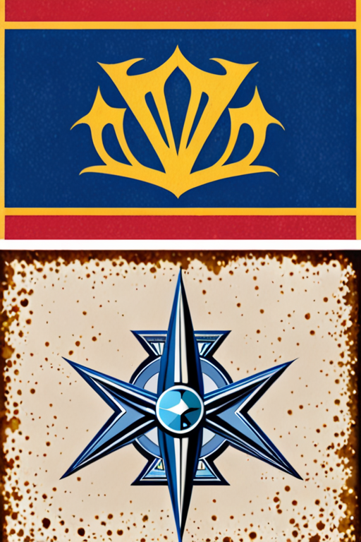 national and official flag of atlantis