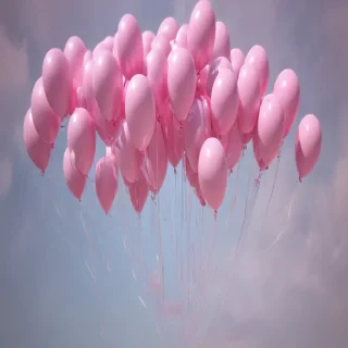 pink balloons png