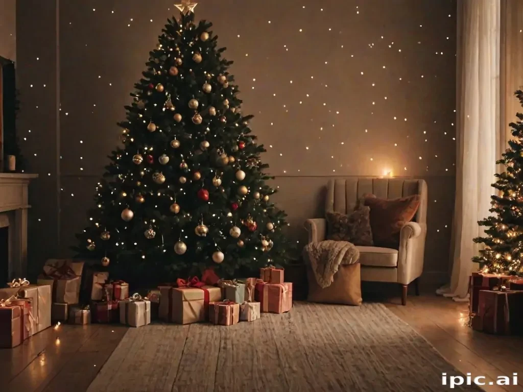 christmas aesthetic background