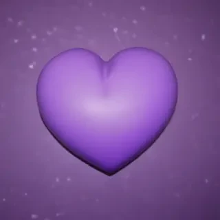 purple aesthetic heart