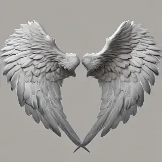 realistic angel wings png