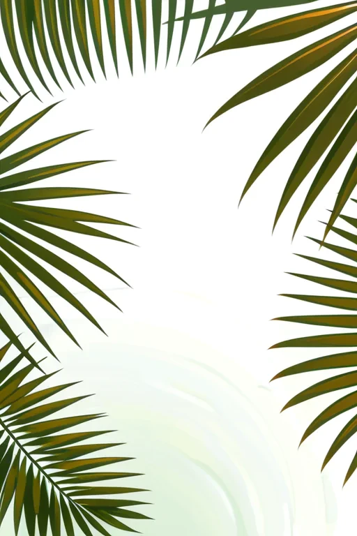 palm tree leaves png