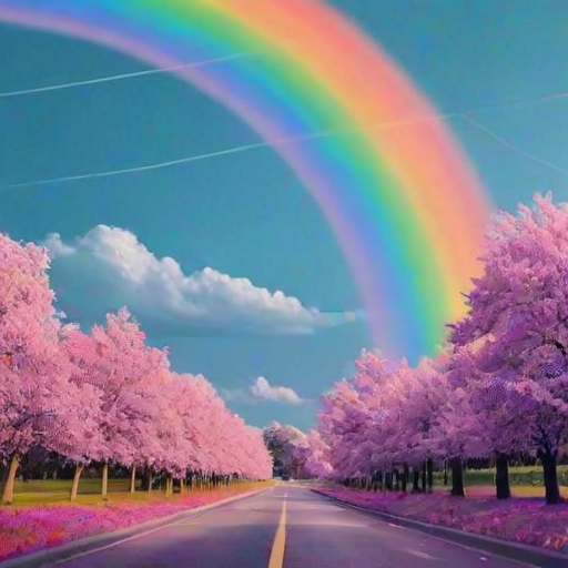aesthetic rainbow wallpaper
