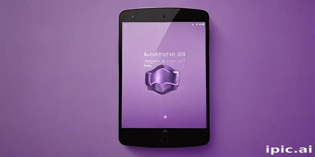 purple lock screen