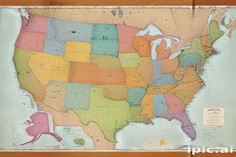 map united states