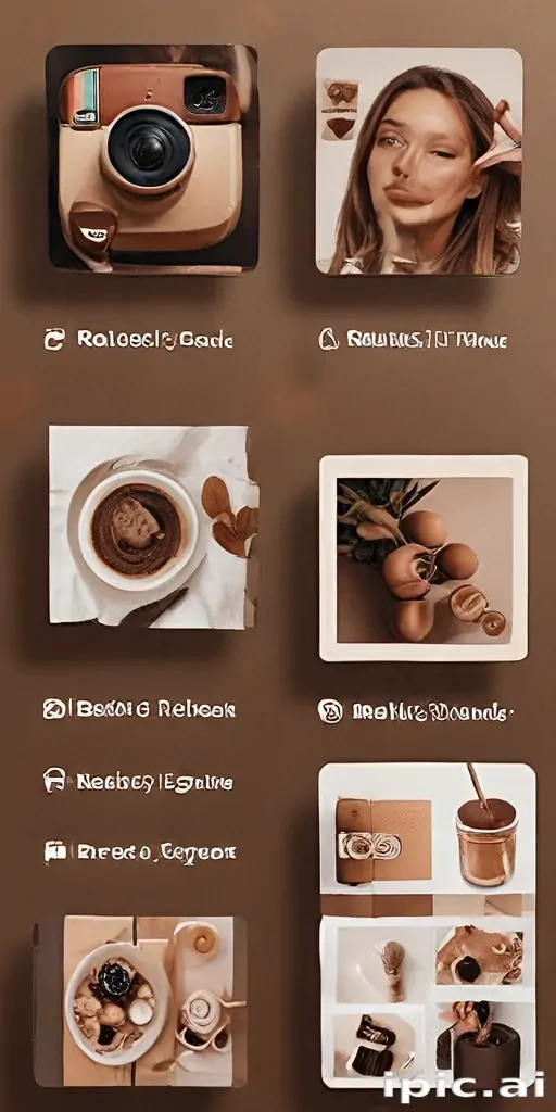 aesthetics brown instagram highlight icons