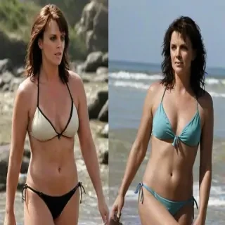 amanda tapping bikini