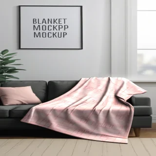 blanket mockup