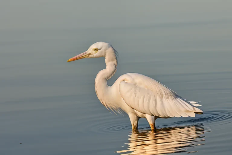 white heron