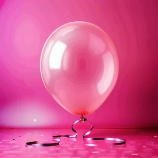 pink balloon background
