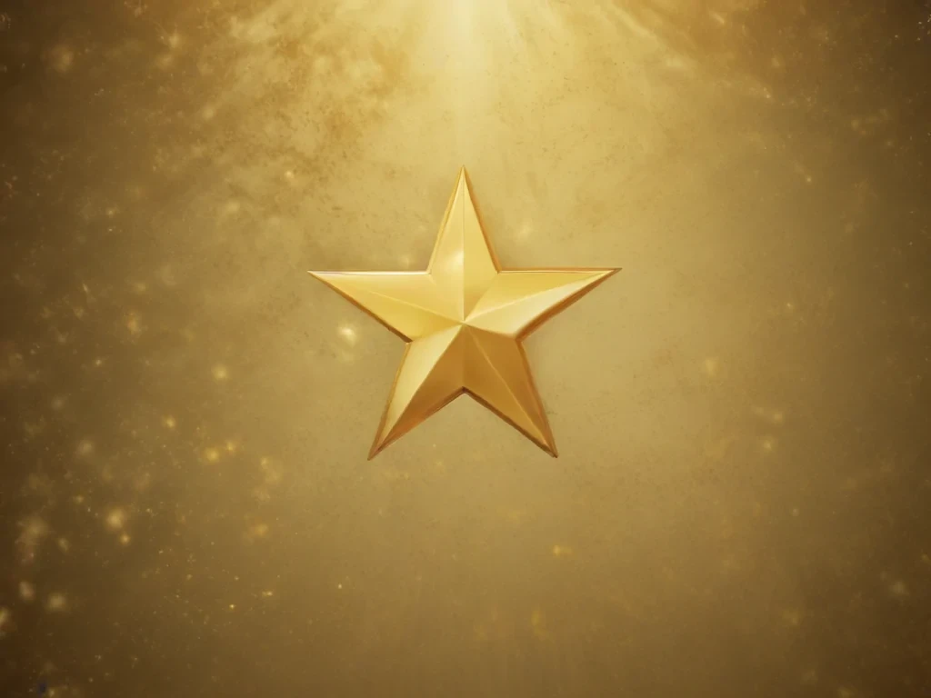 gold star background