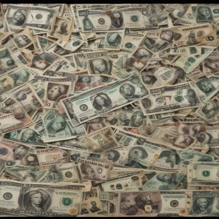 money with transparent background