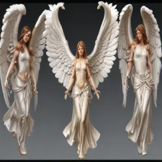 clipart of angels with wings