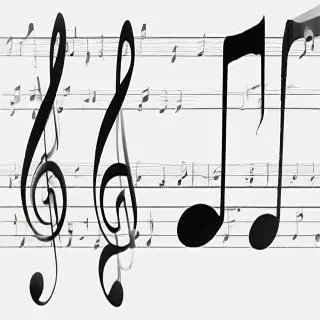 music notes png transparent