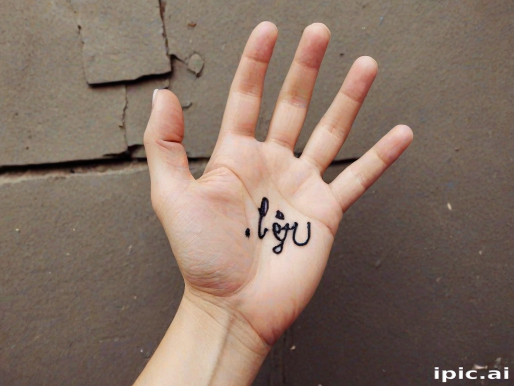 i love you sign language tattoo