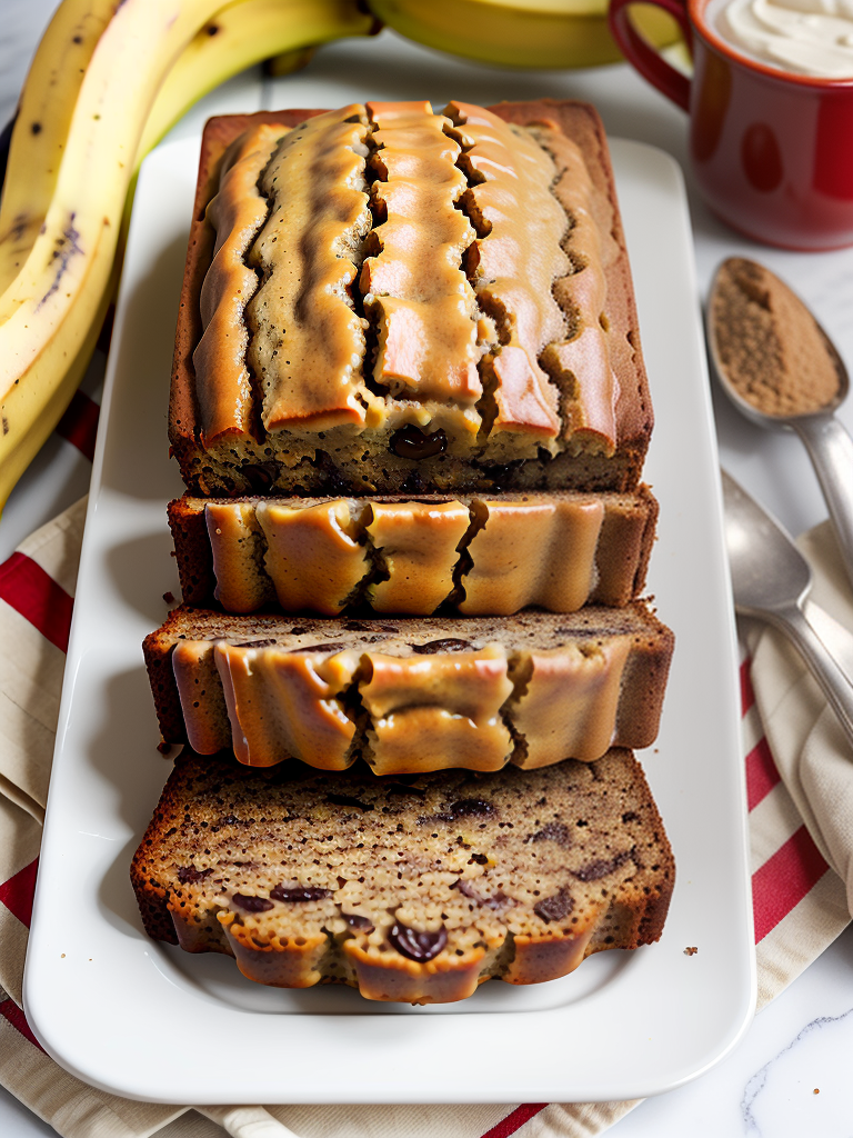 banana bread made with pancake mix