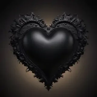 black heart background
