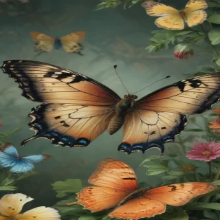 aesthetic butterfly wallpaper