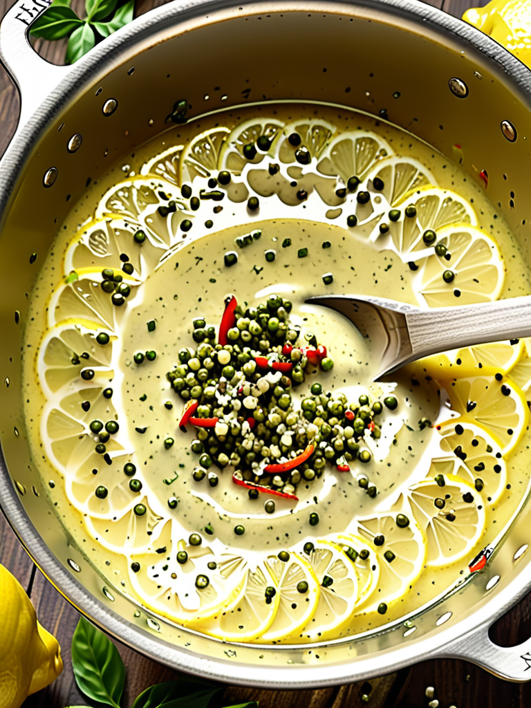 how do you make a lemon pepper sauce